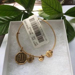 Alex And Ani Initial “U” Bracelet